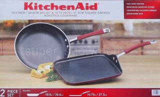 New KitchenAid 10 5 Skillet 10 75 Griddle Non Stick Cookware Set