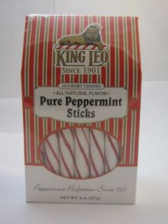 one hundred years, King Leo has made delicious peppermint stick candy