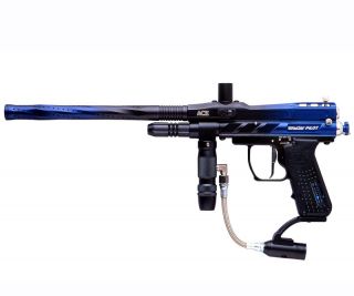 This auction is for Kingman Spyder Pilot ACS Paintball Gun with Anti