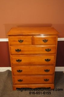 Kling Solid Rock Maple 34 Five Drawer Chest
