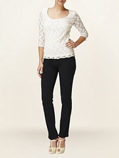 Phase Eight Chloe lace top Cream   House of Fraser