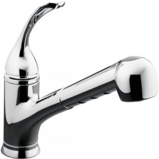 Kohler K 15160 L CP Kitchen Faucet with Pull Out Chrome