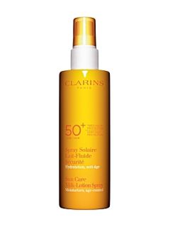 Clarins Sun Care Milk Lotion Spray UVB 50+   House of Fraser