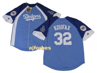 Sandy Koufax Los Angeles La Dodgers Sewn Jersey Medium