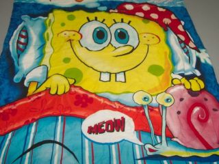 Spongebob Squarepants Krabby Patty Nickelodeon Twin Comforter Blanket
