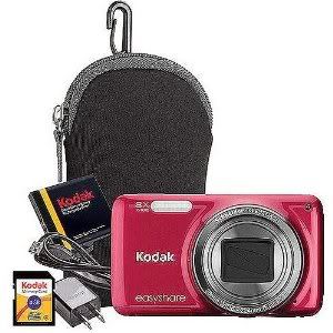 Kodak EasyShare M583 14 0 MP Digital Camera w 8x Optical Zoom Red