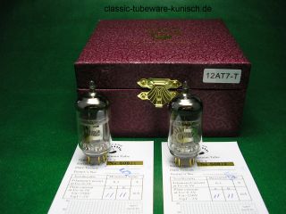 12AT7 T Psvane Reference T Series Factory Matched Pair ECC81 Röhren
