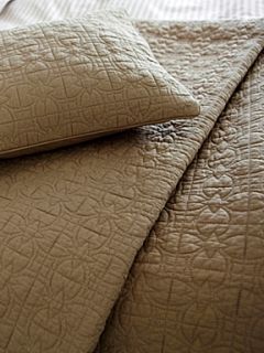V&A Ikat gingham cushion 40x40cm line   