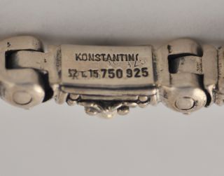 Konstantino Pink Tourmaline SS 18K Bracelet