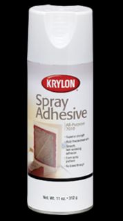 New Krylon 7010 Spray Adhesive Aerosol Color Paint Can