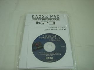 Korg KP3 Kaoss Pad Dynamic Effects Sampler