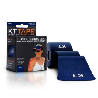 KT Tape Original Precut 20 Strip Roll Navy Kinesiology Tape