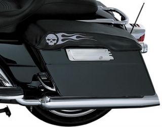 Kuryakyn Saddlebag Lid Covers Chrome Harley Touring 93 09