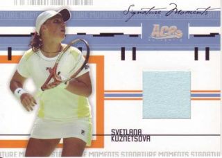 Svetlana Kuznetsova 2005 Ace Authentic SM 9 Jersey 500