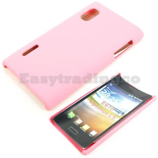 Pink Hard Back Cover Case for LG Optimus L5 E610