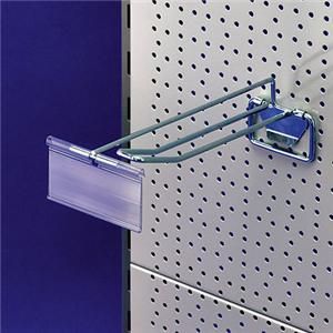 Price Label Holder for Pegboard Hooks 2 5 Long 100pc