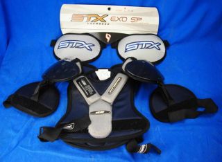 STX EX SP Shoulder Pad Lacrosse Youth Large Armor Pads
