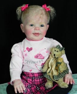 Reborn Baby Girl Cookie Now Known as Kaylee Sculpt by Donna RuBert