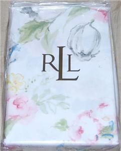 Ralph Lauren Home Lake Floral Queen Sheet Set New 1st