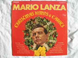 Mario Lanza Christmas Hymns Carols LP