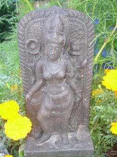 Balinese Lakshmi Goddess Garden Statue Caste Stone Buddha Asian Bali