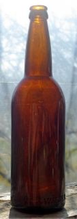 Thieme Wagner Lafayette Star City Indiana Beer Bottle Cherry Amber Pre