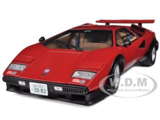 Lamborghini Countach LP500S Red Walter Wolf Edition 1 18 by Kyosho