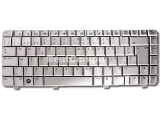 NW HP Pavilion DV4 1000 Keyboard Teclado Spanish Silver