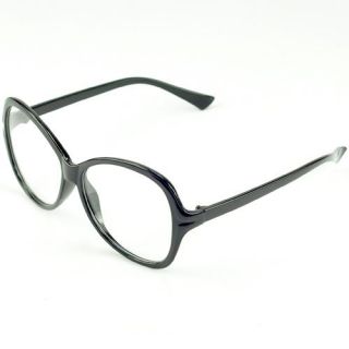 Clear Lens Black Large Frame Goggles Glasses Sunglasses