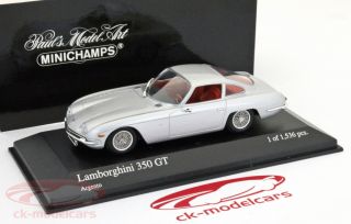 Lamborghini 350 GT BJ 1964 Silber Silver 1 18 Minichamps