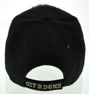 New Git R DONE Larry The Cable Guy Flame Cap Hat N1 Black
