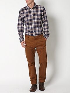 Dockers Alpha khaki tapered straight fitted chino`s Red   