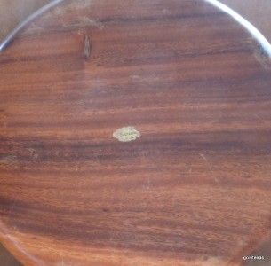 Vintage Large Teak Wood Salad Bowl 10 Diameter Philippines Hand