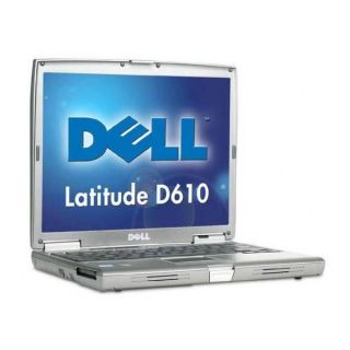 Dell Latitude D610 notebook  Laptop, AC adapterCharger, and battery
