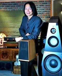 Lawrence Liao, w/ Party 1 and Firebird speakers