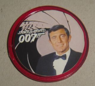 George Lazenby James Bond 007 Plasti Token Argentina
