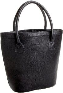 Leatherbay Oxford Premium Leather Tote Bag Black 20104