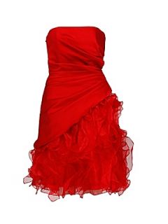 Aftershock Diantha strapless short dress Red   House of Fraser