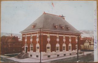 1910 Postcard Post Office Leadville Colorado Colo Co