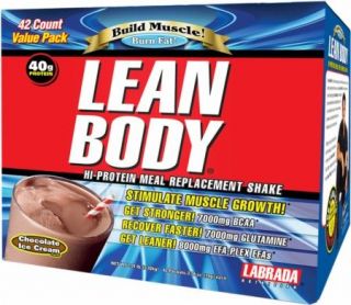 Labrada Lean Body Original 42 Pack PK 40 GM Protein No Maltodextrin 8