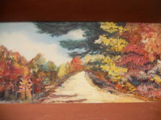 Impressionist Antique Oil Painting Helen Arnold 1960