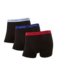 Calvin Klein 3 pack contrast waistband Black   