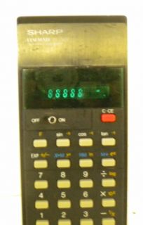 Sharp El 502 Elsimate Green LED Scientific Calculator Works