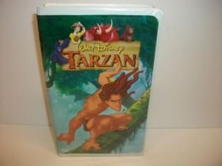 Walt Disney Tarzan VHS Kids Action Movie Cartoon Video Tape
