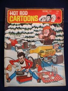 Vintage Hot Rod Cartoons Magazine November 1973 Issue Car Humor