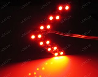 Red 14 SMD LED Arrow Panels for Car Side Mirror Turn Signal
