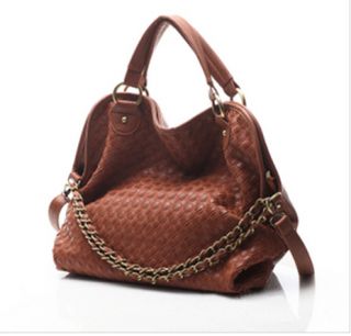 Korean Style Lady Hobo PU Leather Handbag Shoulder Bag