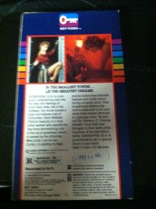 Grandview USA VHS Slip Patrick Swayze Jamie Lee Curtis Key Video 1984