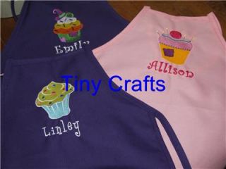 Personalized Child Cupcake 13x19 Apron You Choose Design Apron Name
