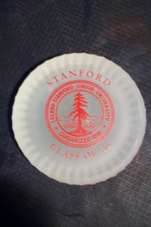 36 Stanford University Leland Junior Glass Paperweight